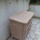 Beautifully crafted Louis XVI style commode in bleached wood.
