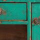 Antique oriental turquoise green TV cabinet (c.1900) #26