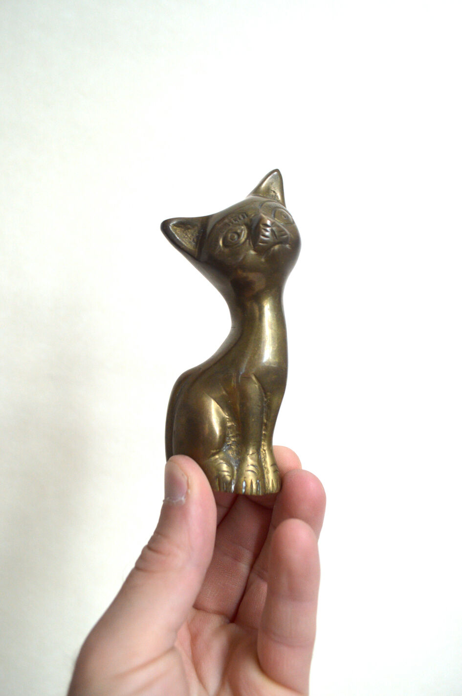 Brass cat
