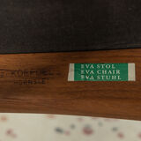 6 Eva dining chairs, Niels Koefoed