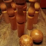 Wooden bowling