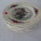 6 dessert plates LOUX Obernai 557112 sarreguemines