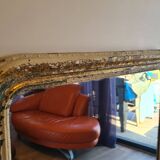 Large shabby chic Louis-Philippe mirror 139 × 106 cm – old-world charm