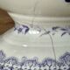 Iron earth gravy boat, Bouquet Creil & Montereau model, early 20th century