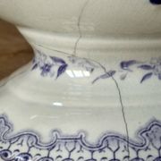 Iron earth gravy boat, Bouquet Creil & Montereau model, early 20th century