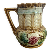 Antique Art Nouveau slip pitcher
