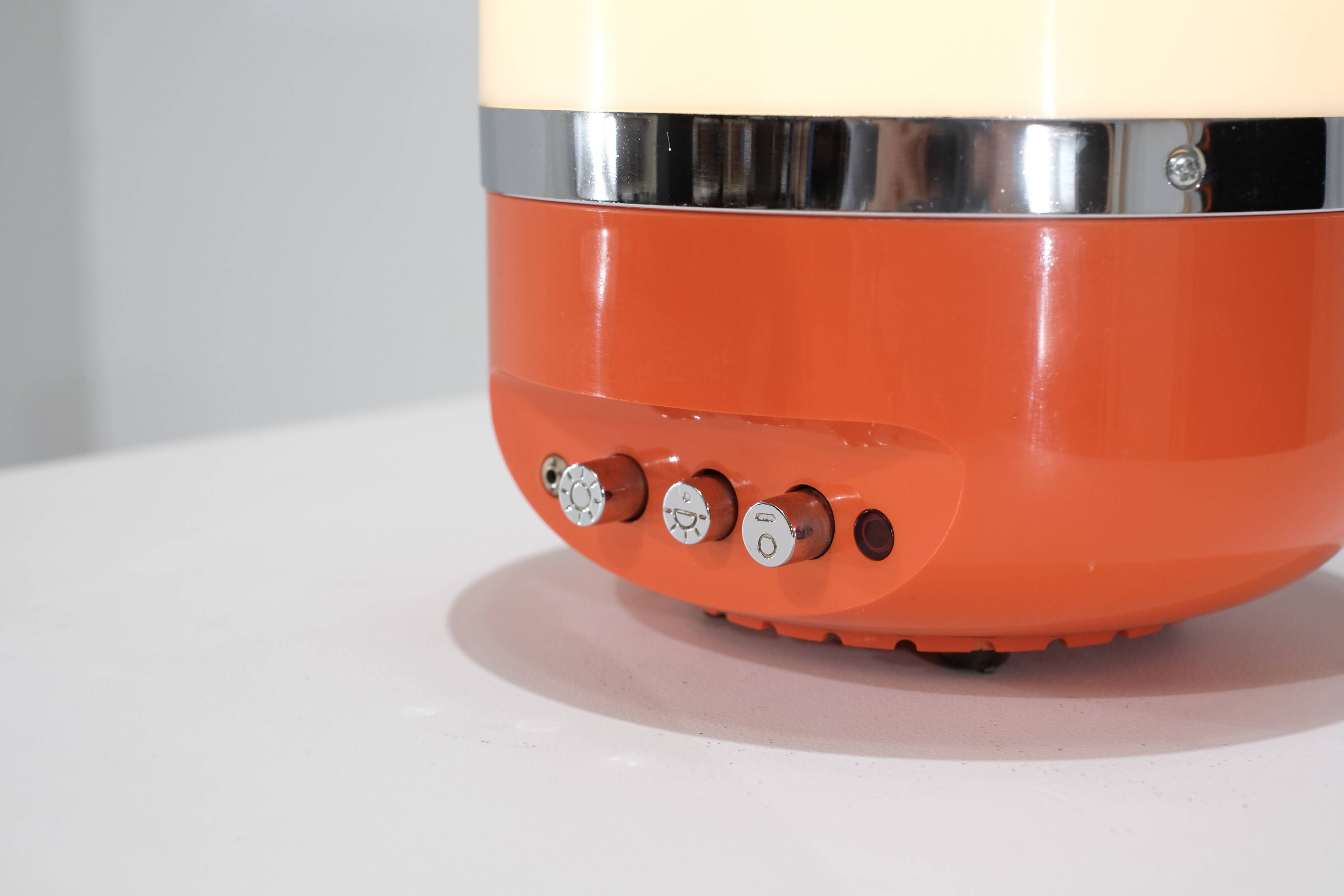 Radio lamp designed by Adriano Rampoldi for Europhon, Italy 1970s.