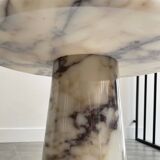 Viola Calacata Marble Side Table