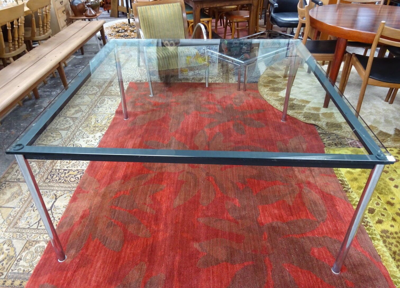Table haute LC10 Le Corbusier édition Cassina