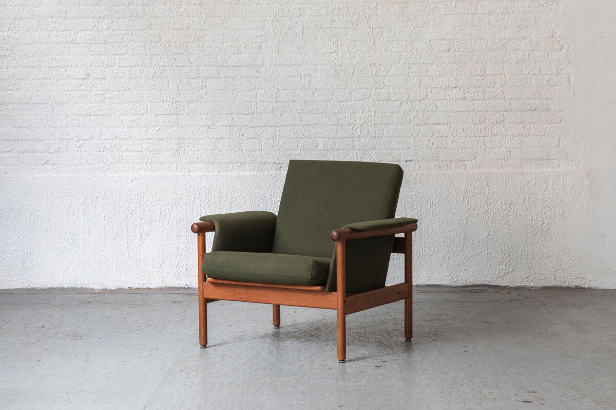 Wiki lounge chair by Illum Wikkelso, Denmark, 1960's