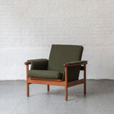 Wiki lounge chair by Illum Wikkelso, Denmark, 1960's