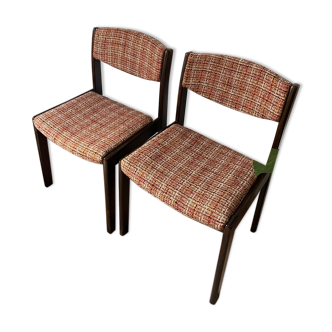 Paire de chaises vintage des années 60