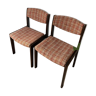 Paire de chaises vintage des années 60