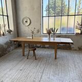 Solid oak farmhouse table 180/270 cm + extensions