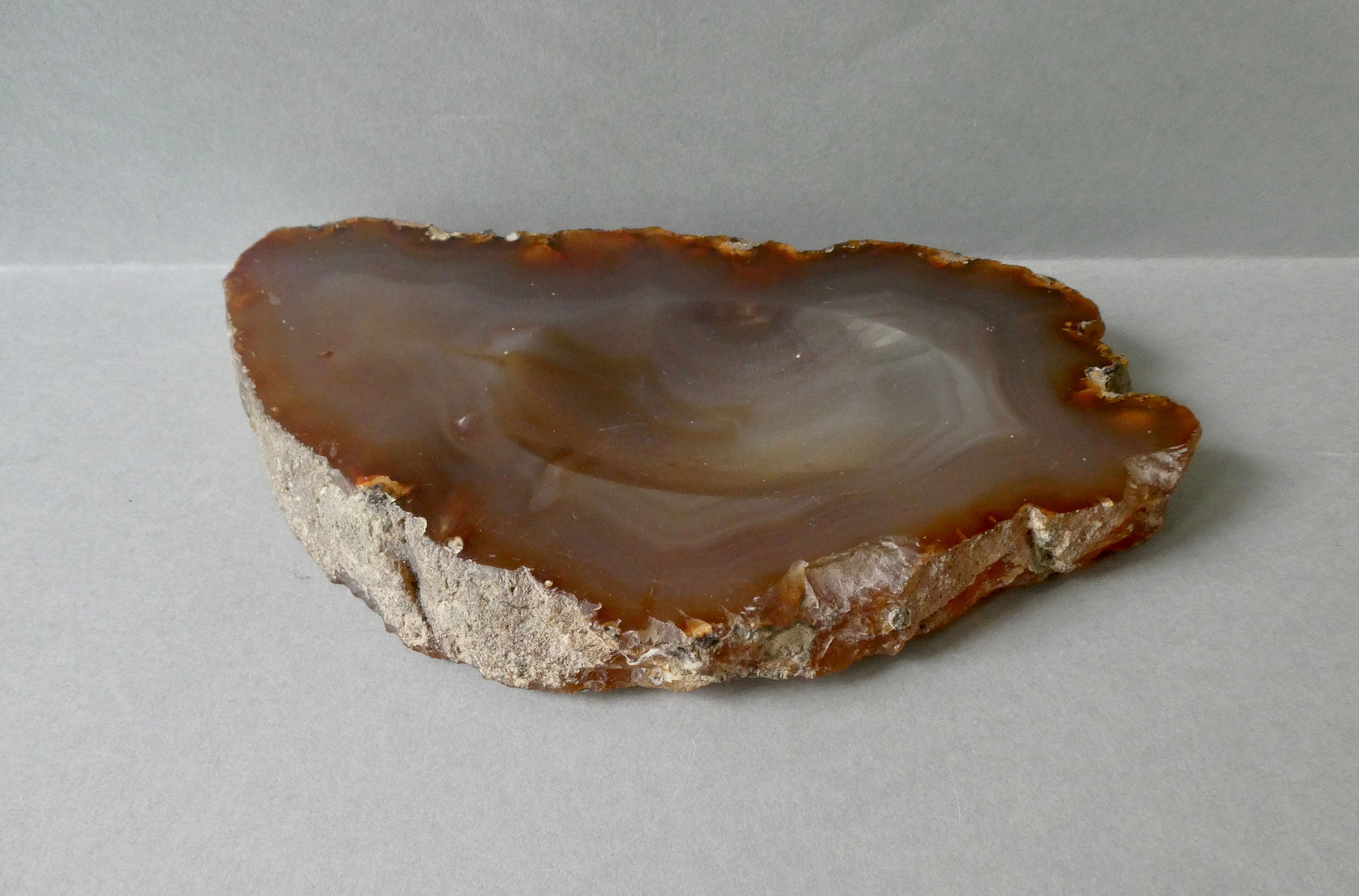 Agate stone trinket bowl