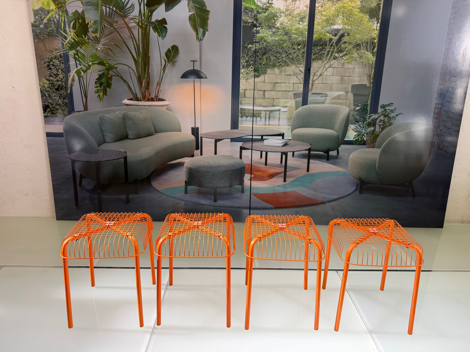 Set of 4 Ikea stools model Vasteron.