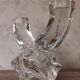 Pair of candle holders two crystal branches