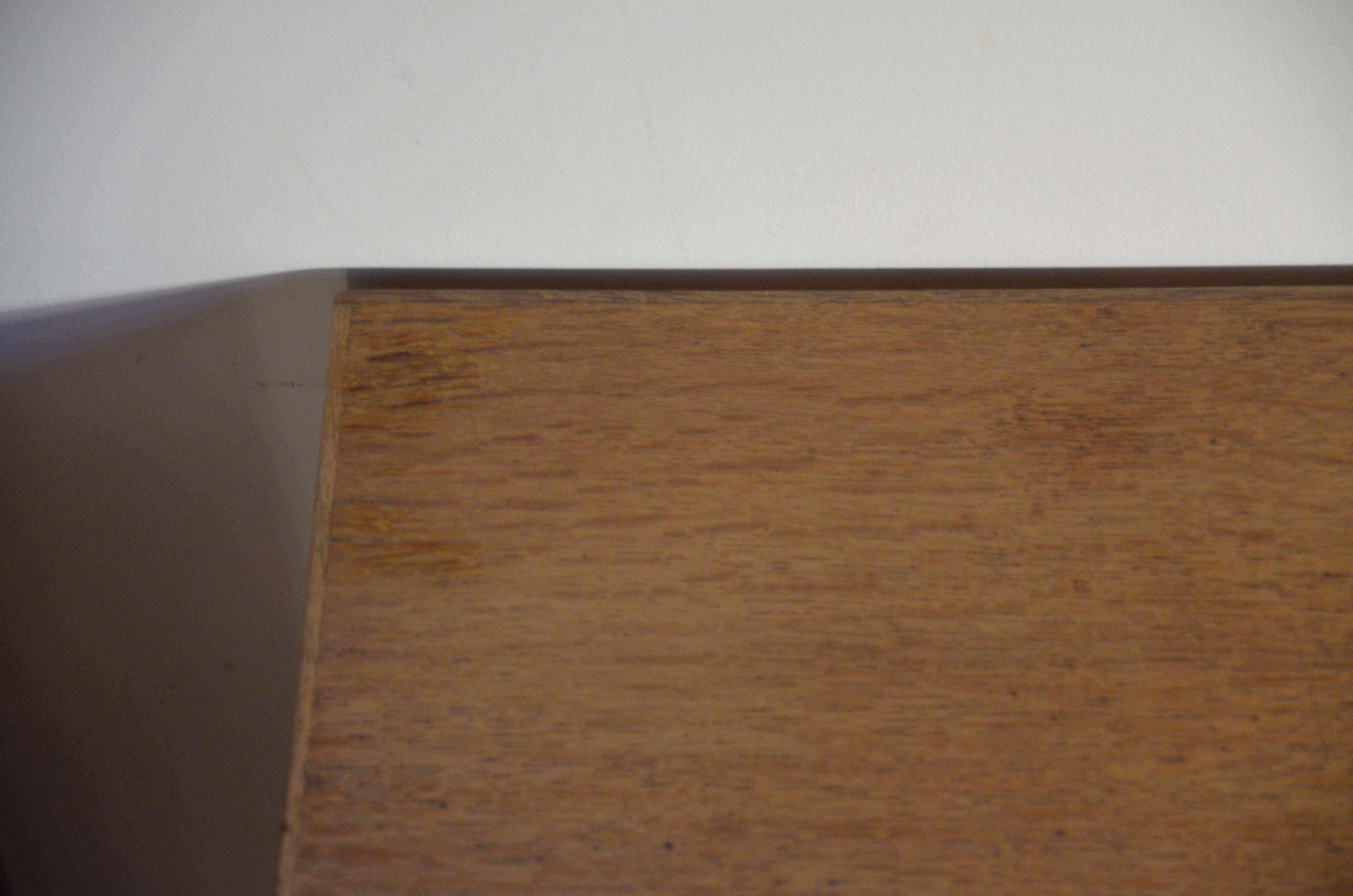 Small vintage oak administration desk