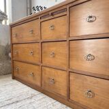 XXL golden oak craft furniture from the 50s