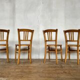 Wooden chair Bistrot Retro bohemian vintage brasserie Lutherma
