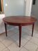 Table ronde en teck de Johannes Andersen pour Mobler Samcom scandinave