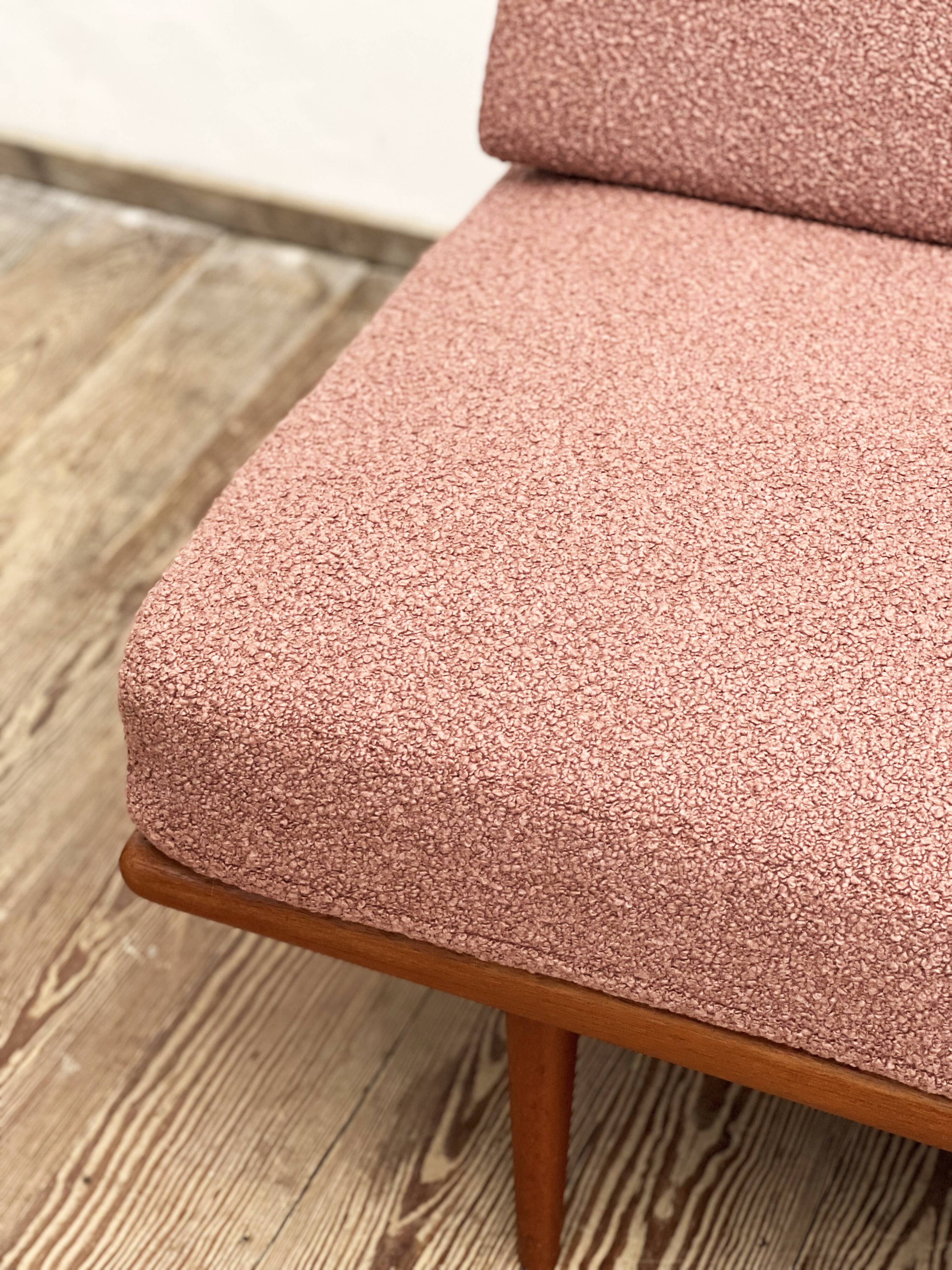 Canapé danois 2 places du milieu du siècle, série Minerva par Peter Hvidt et Orla Mølgaard Nielsen, France & So