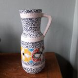 Vintage Germany vase with floral decoration
