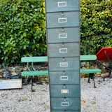 Vintage metal flap locker