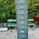 Vintage metal flap locker