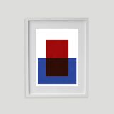 Peinture faite à la main encadrée