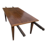 Table de ferme ancienne cerisier avec rallonges