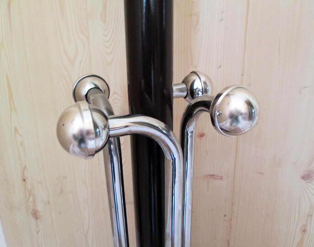 Vintage coat rack on foot