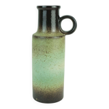 1960s 70s vintage scheurich VASE model 401-28 shades of green and brown
