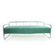 Bauhaus daybed in bent chrome, czechoslovakia 1940s