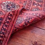 Handmade Turkmen Bukhara rug 172x116cm