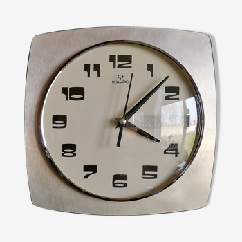 Vintage clock, "Romatic Silver" wall clock