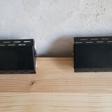 Pair of wall sconces with adjustable shutter