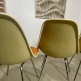 Set of 4 DSW Eames chairs – Herman Miller (1952)