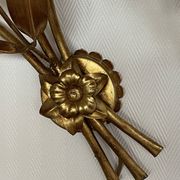 Pioggia D'Oro Wall Lamp in Gold Metal by Hans Kögl, Italy, 1970s
