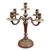 Candelabra, candle holder for 5 candles, 4 branches, Louis XVI style - 35 cm