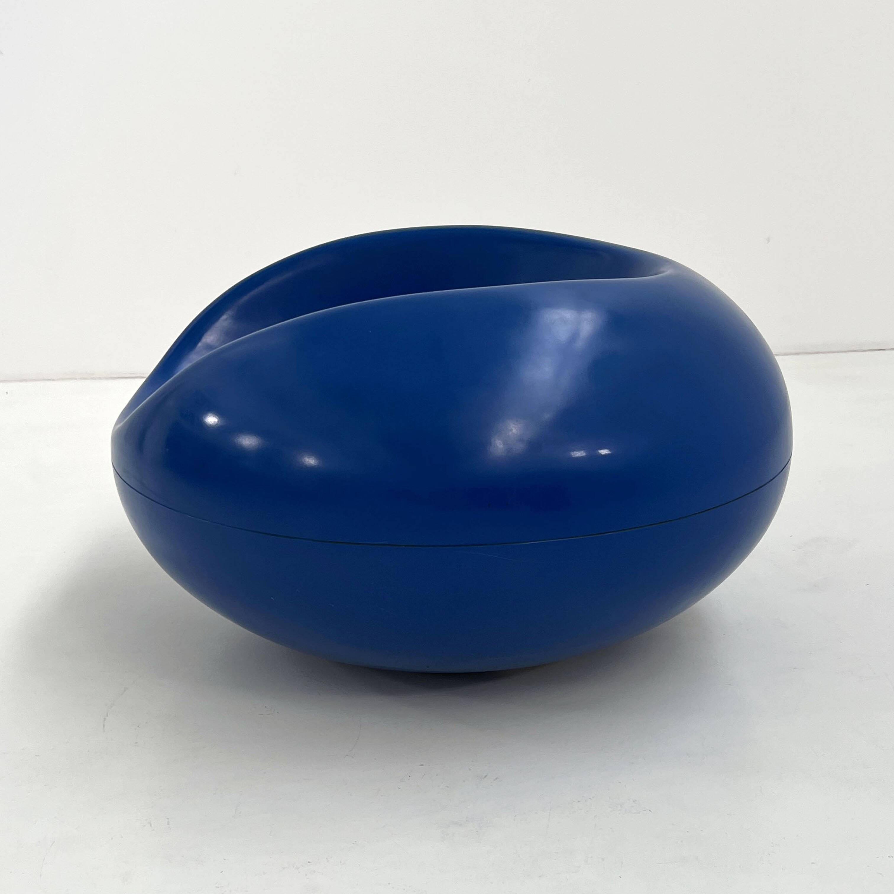 Pastil blue armchair by Eero Aarnio for Asko, 1960