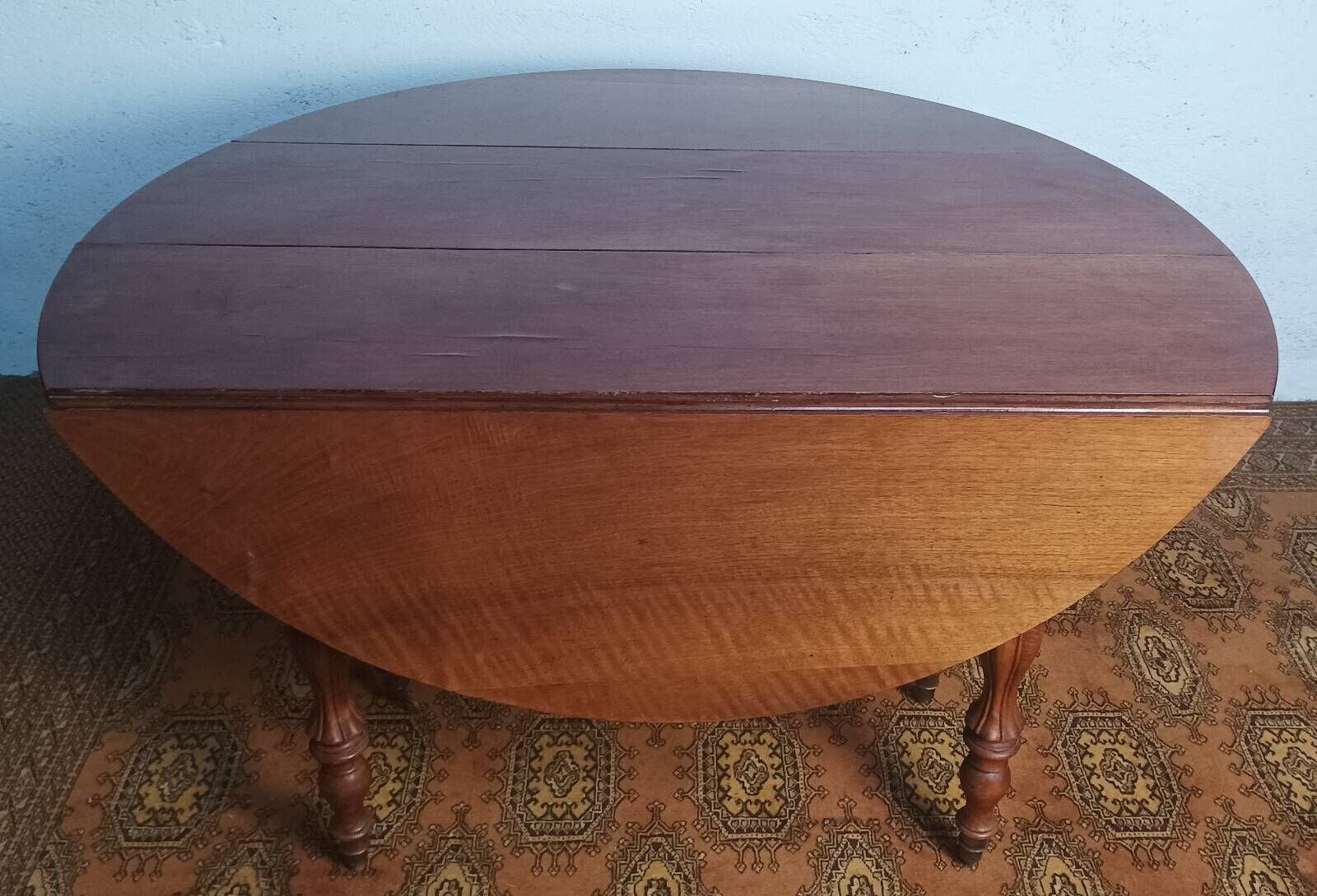 Louis Philippe period walnut table