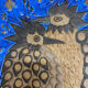 Beth Breyen “Crazy Birds” Relief mural en grès – Royal Copenhagen / A