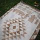 Vintage Turkish hallway rug 90x404 cm