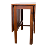 Table pliable danoise extensible en palissandre, avec 2 rallonges rabattables 1960