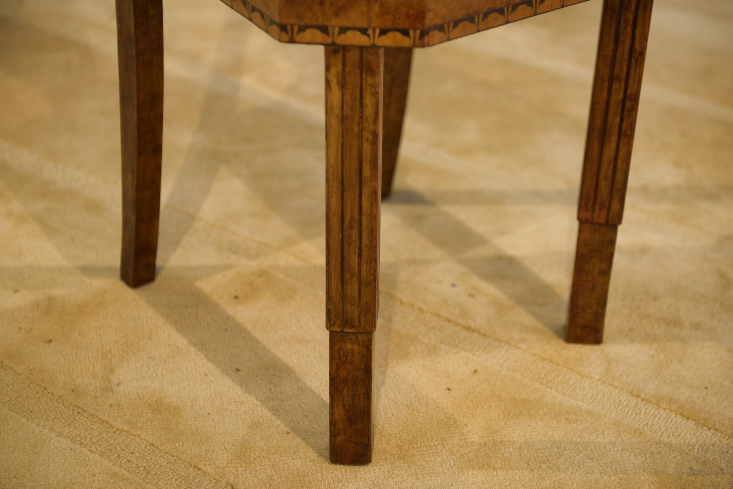 Pair of Art Deco chairs attributed to Baptistin Spade 1930s