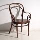Fauteuil ancien en bois courbé Thonet – Autriche, vers 1900