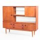 Scandinavian style vintage sideboard. Teak wood. France, 1960s.