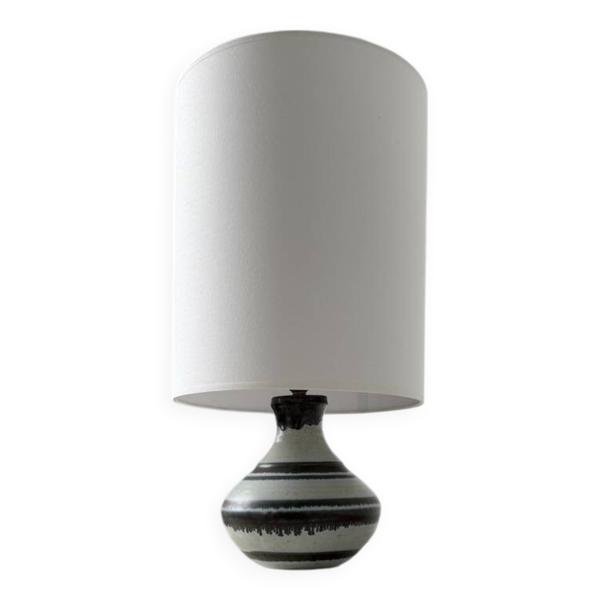 Lampe de table céramique vallauris années 60