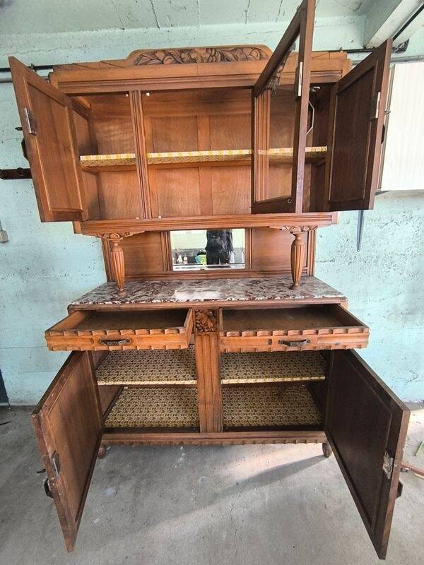 Art Deco two-body Parisian buffet